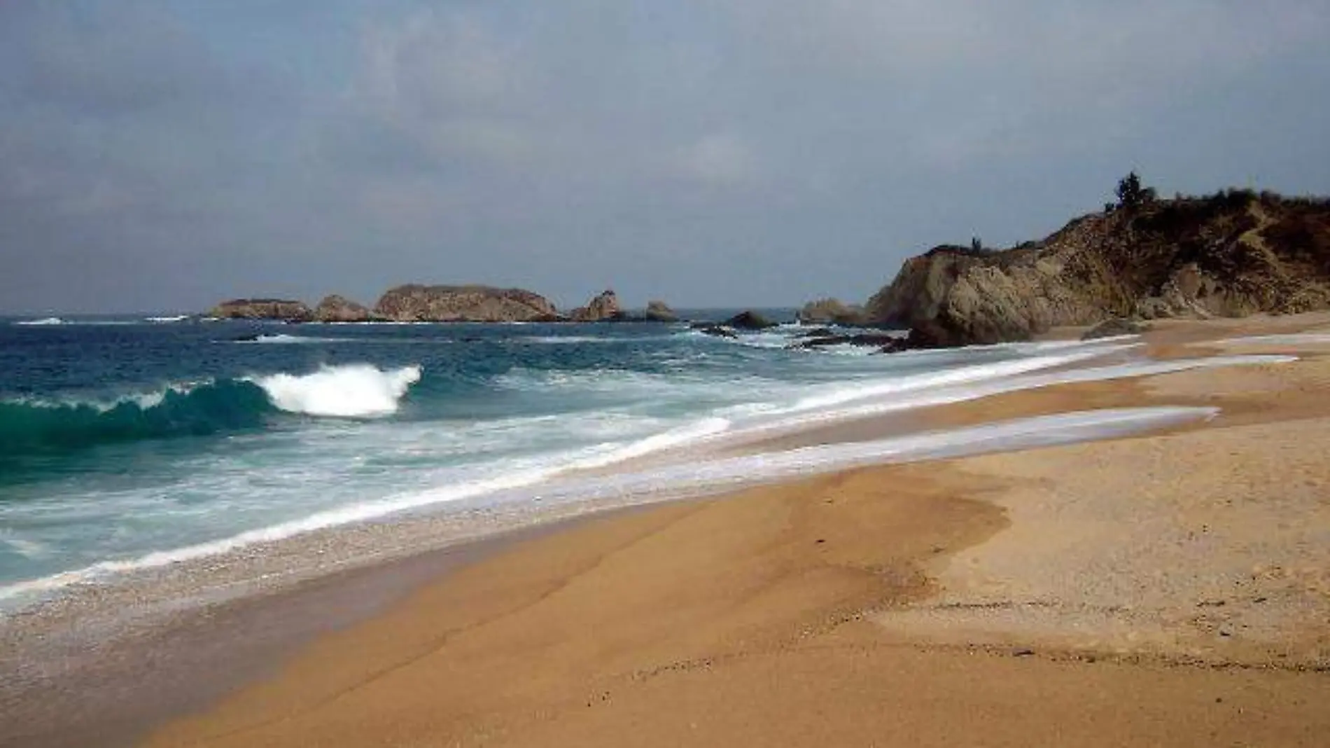 Playa en faro de bucerias